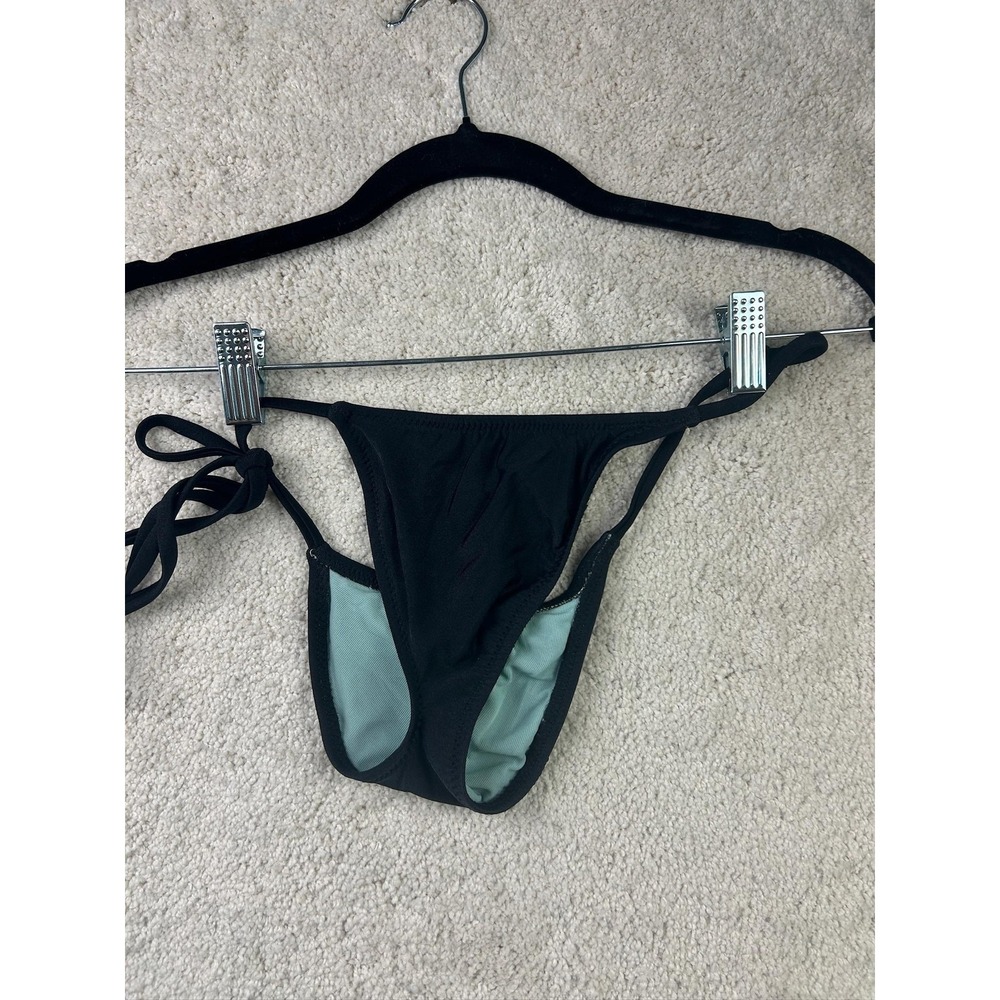 J Crew Bikini Bottom‎ Womens Small Swim Side Tie Lined Made in USA Beachwear